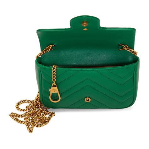 gucci mini marmont green